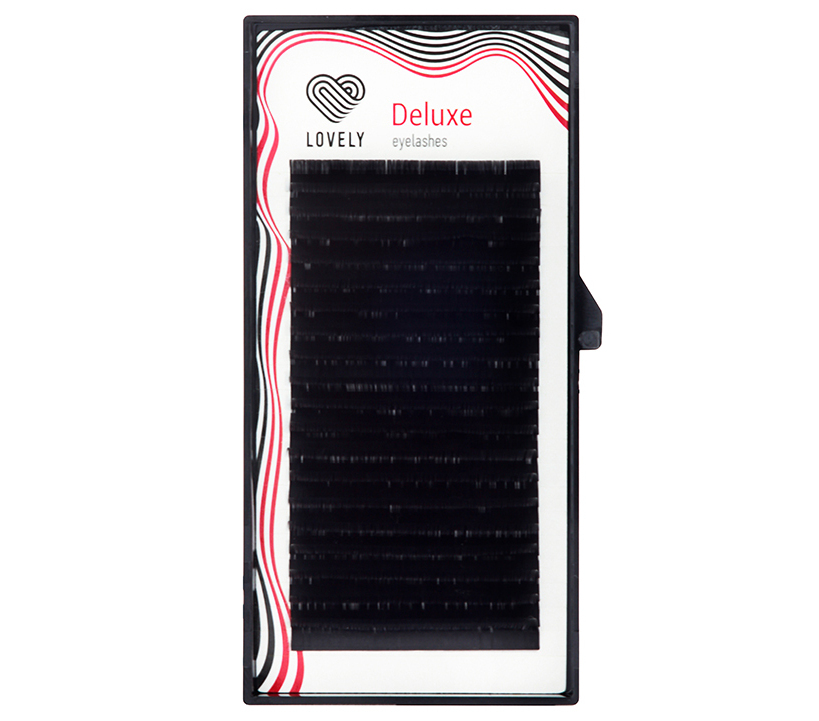 SALE!!! Pestañas negras Lovely "Deluxe", curva CC