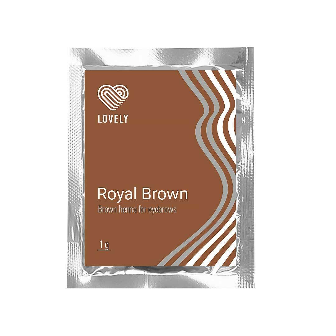 Henna color marrón "Royal Brown" 1g